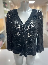Image 4 of Crochet Daisy Cardi