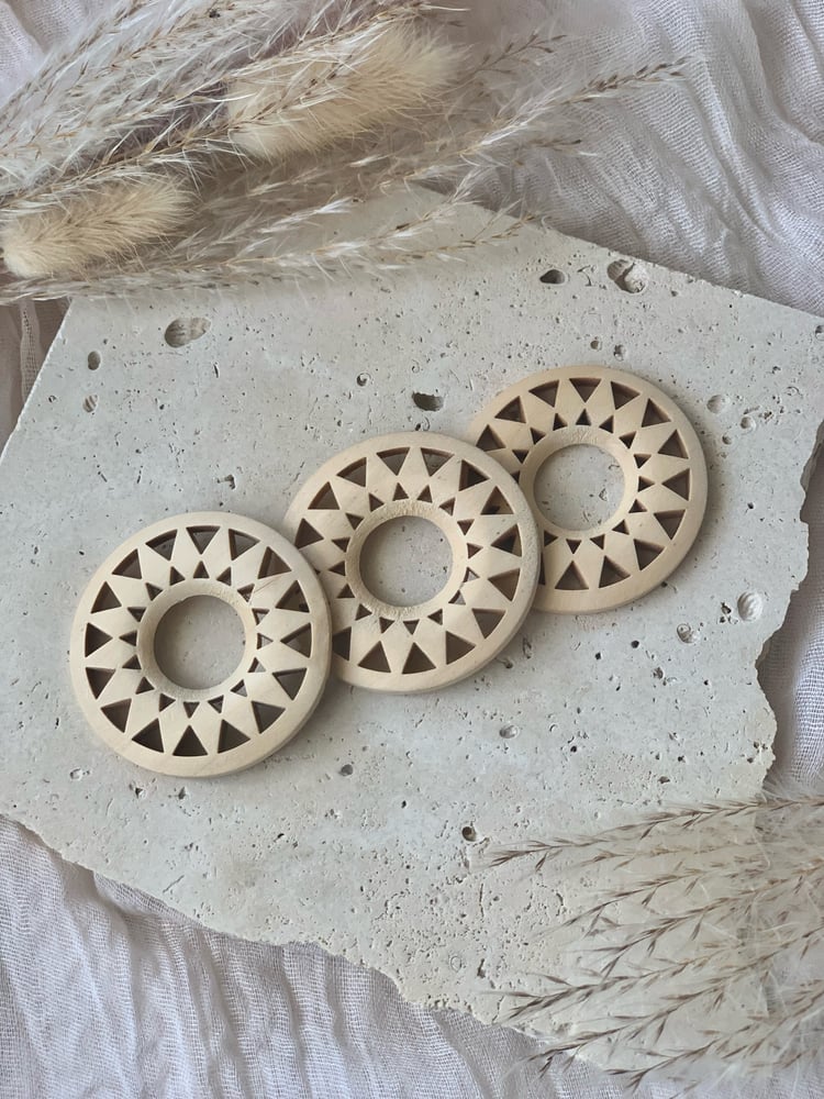 Image of Wood Sphere Stands 