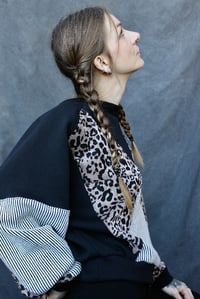 Image 5 of RAYA Hoodie, brown leo