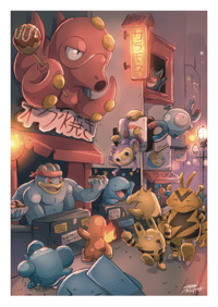 Pokémon Dotonbori Print