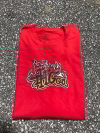 Image 3 of [ FLAMES L/S RED ]