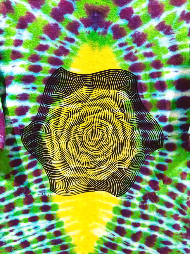 Grateful Dead ‘Optical Illusion Jerry’ Lot T-Shirt - Size L (long)