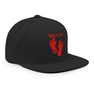 Image of Red 2 Feet Snapback
