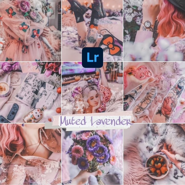 Muted Lavender (5 Lightroom Mobile Presets)