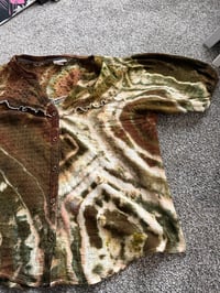 Image 2 of fairyfae up-cycled hand dyed button up blouse (M)