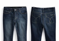 Image 4 of New Sz 6 Tall Calvin Klein Dark Denim Jeans #8721*1.8