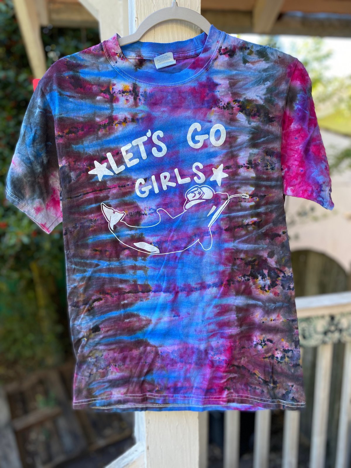 Image of SMALL Let's Go Girls Tie Dye Shirt 3