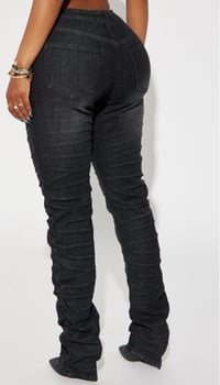 Image 2 of Straight stacking jeans