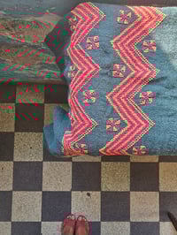 Image 1 of Tatreeze waves scarf 🫒 Made in Palestine