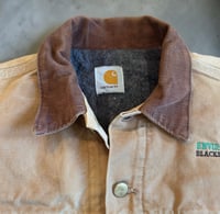Image 3 of Vintage 90s Carhartt J09 BRN Trucker Jacket 