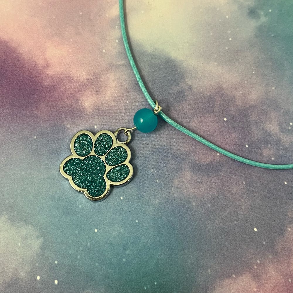 Image of Paw Print Necklace