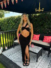 Black maxi co-ord 