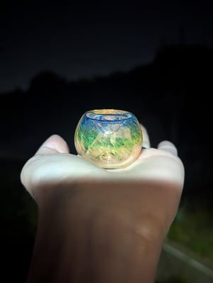 Inkwell : Gold & Silver Feathered