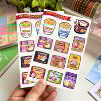 Image 1 of Instant Noodles | Matte Sticker Sheet