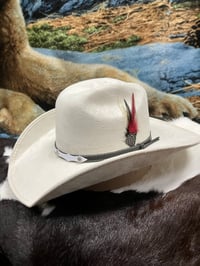 Image 1 of Suede Cowboy Hat White