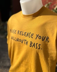 Image 2 of Antique Gold “Release Your Smallmouth” Tee