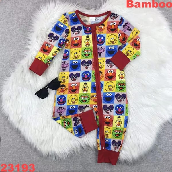 Image of Sesame romper bamboo 