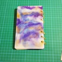 Vintage marble Resin Notebook (slim)