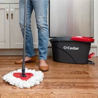 Image 7 of O-Cedar EasyWring Microfiber Spin Mop with Bucket System