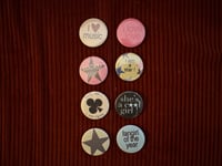 Image 1 of cool girl buttons 