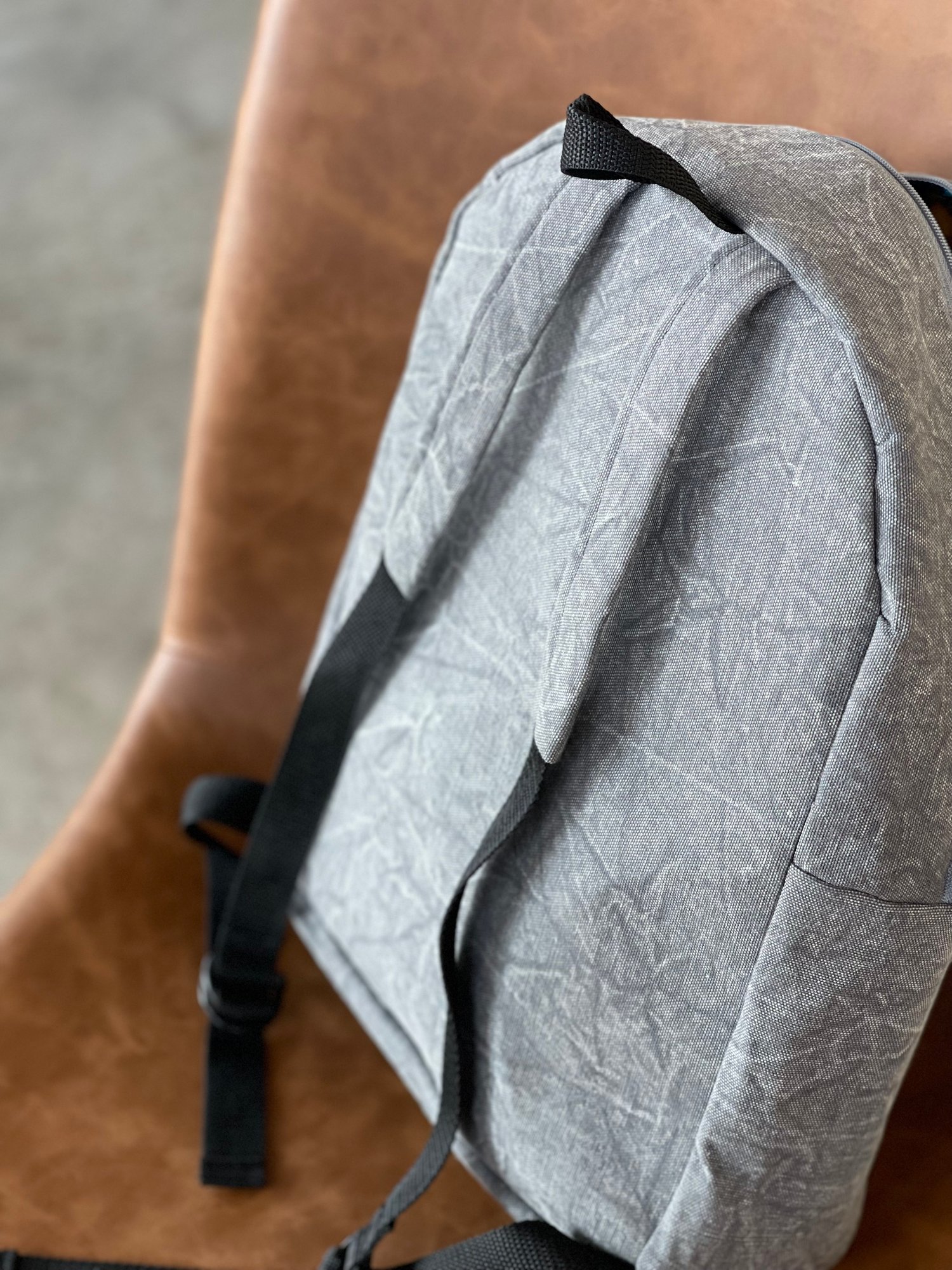 Image of “The Original” Backpack-Charcoal Gray Jean