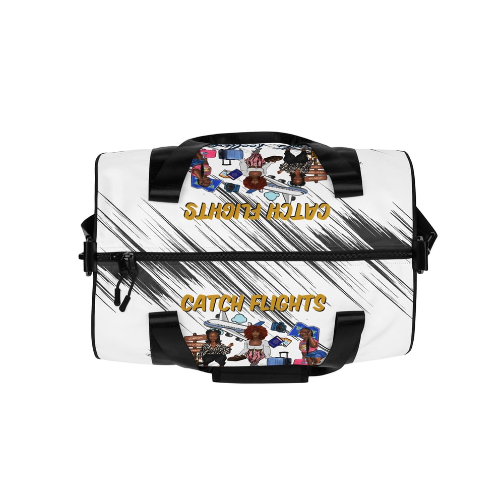 Image of Catching Flight All-over print gym bag