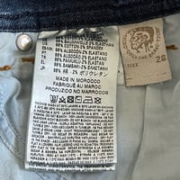 Image 4 of Diesel Alaisi Cuff Denim Shorts - 28