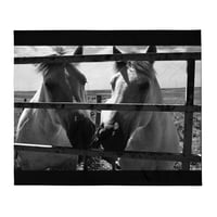 Image 3 of Soft Throw Blanket Ponies from Murdo #3