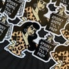 Spooky Shops- Laminated Sticker