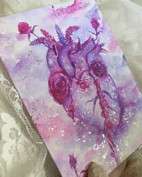 Image 2 of ‘Cœur de Fleurs’ Embellished Greeting Card