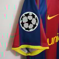 Image 5 of Barcelona 10/11 Retro Home Jersey