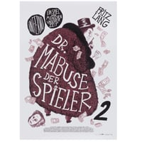 Dr. Mabuse der Spieler 2 Poster