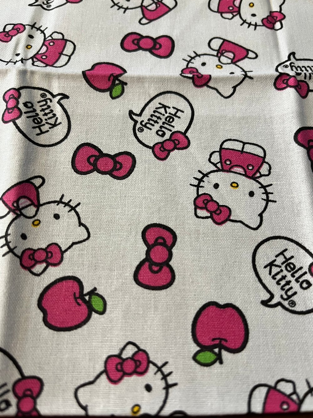 Greeting Cat Apple Scrunchy