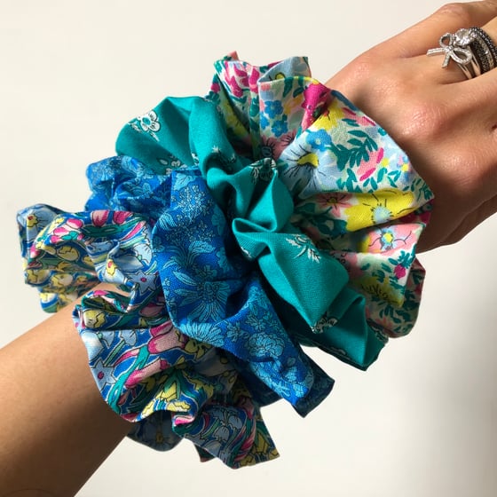 Image of Fluffy Scrunchie - Liberty London Edition