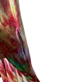 Image 9 of S Knit Pocket Tank Dress in Dragon Fruit Spiral Ice Dye