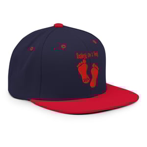 Image of Red 2 Feet Snapback