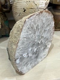 Image 3 of Large Agate Base Cut Display Piece #2637