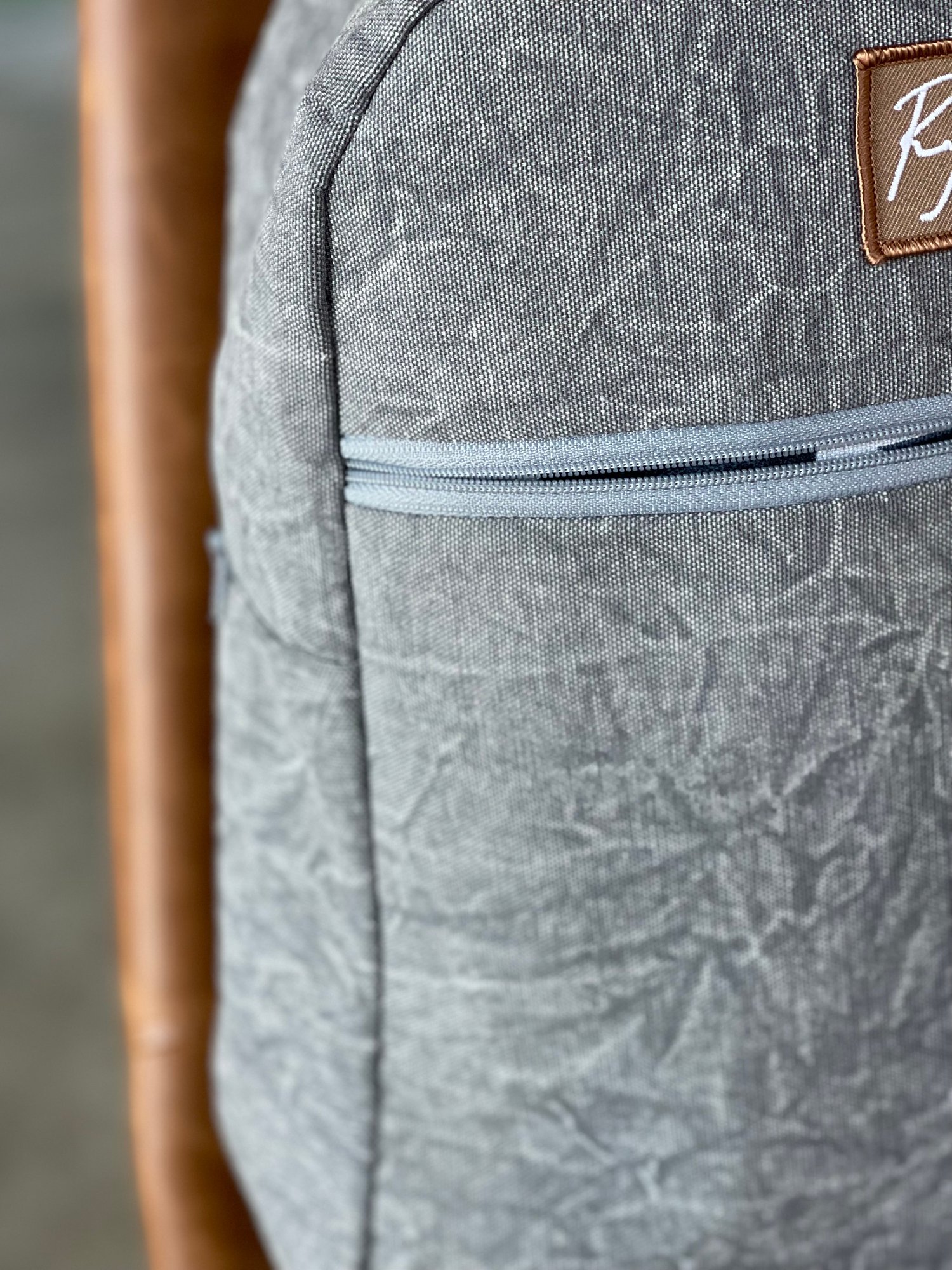 Image of “The Original” Backpack-Charcoal Gray Jean