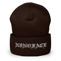 Image 5 of N8NOFACE Old English Logo Cuffed Beanie (+ more colors)