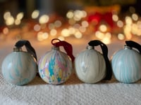 Image 1 of Marbled Ornaments - Sleigh Bells