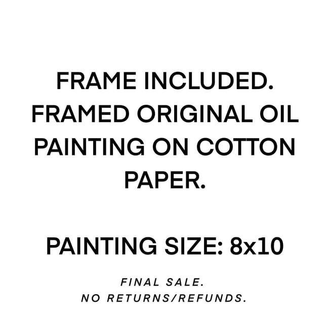 Unframed Original Painting // After The Storm