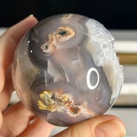Image 5 of Moss Agate Sphere (28A)