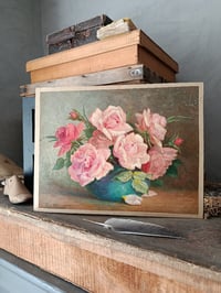 Image 7 of Peinture bouquet de roses anciennes 