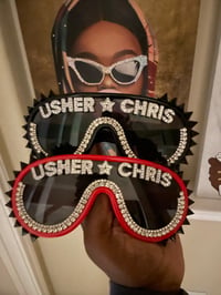 Custom Spikes Sunglasses  (Usher/Chris) Day and Night Sets