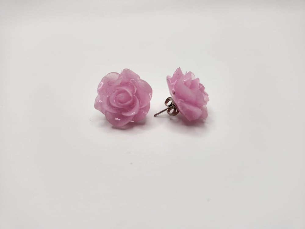 Image of Rose Post Earrings | Wonderland Collection 