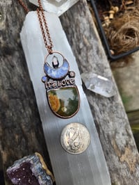 Image 2 of Electroformed IT'S LOVE  necklace 02