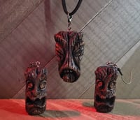 Image 1 of Tiki Necklace and Earring Set