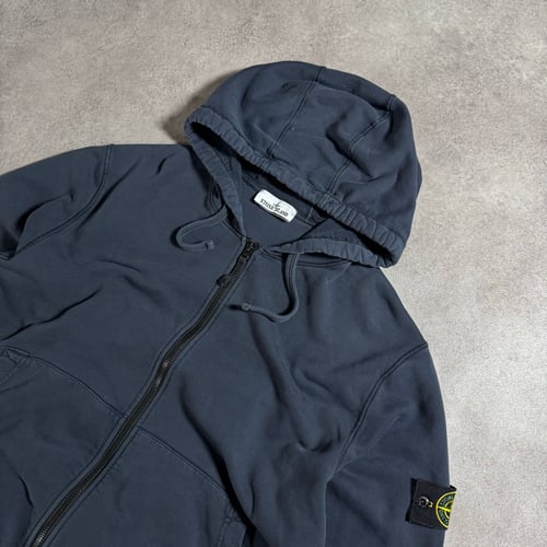 Image of Stone Island Zip Up Hoodie, Size XL / XXL