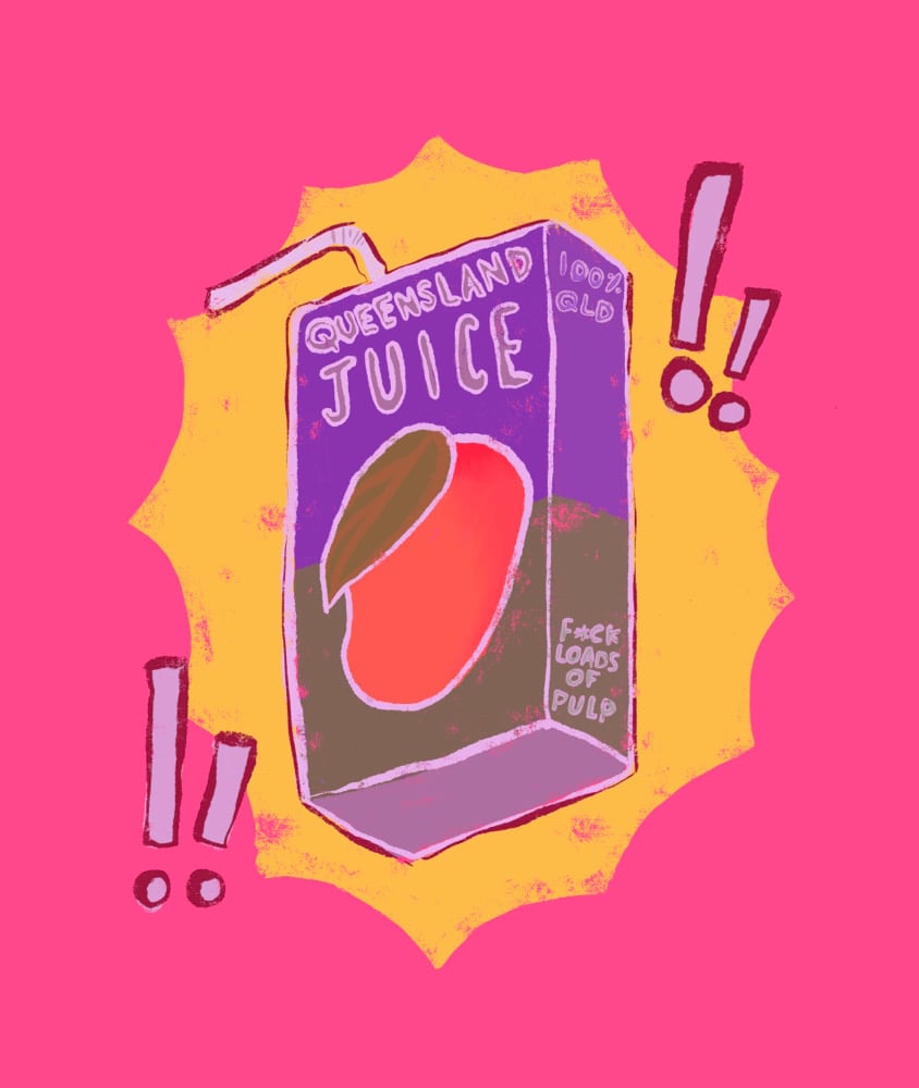 Image of Queensland Juice A5 Card Print
