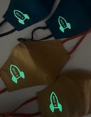 Image 3 of Reversible Galaxy Organic cotton face mask